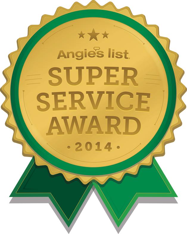 AngiesList 2014 Super Service Award Winner